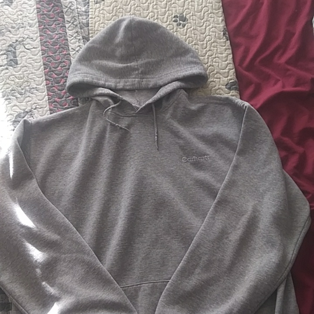 Large men's carhartt hoodie